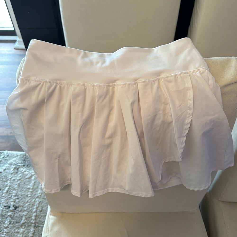 Joylab Pleated White Tennis Skirt